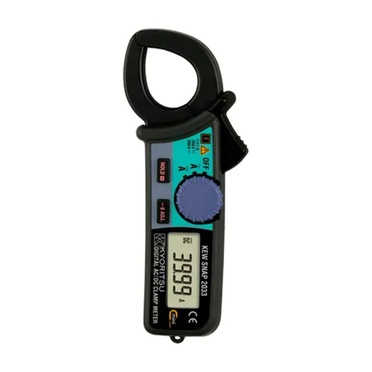 Alicate Amperímetro Pinça Amperimétrica AC-DC 300A e Resolução de 0.01A – KYORITSU 2033 – H104-155 HOMIS Instrumentos de Medição em Canoas - RS