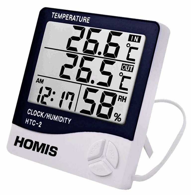 Termohigrômetro Medidor Umidade e Temperatura Interna Externa – HOMIS 302C – H307-018 Instrumentos de Medição em Canoas - RS