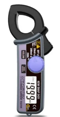 Alicate Amperímetro AC 200A CAT III 300V - KYORITSU 2431 -  H104-234 HOMIS