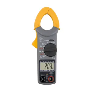 Alicate Volt-Amperímetro AC DC 400A 600V  Pinça Amperimétrica CAT III 300V CAT II 600V - KYORITSU KT-203 -  H104-914 HOMIS