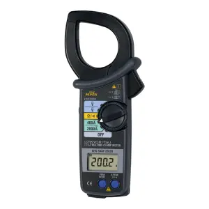 Alicate Amperímetro de Corrente Alternada Pinça AC TRUE RMS 2000A CAT III 600V - Kyoritsu 2002R - H104-190 HOMIS