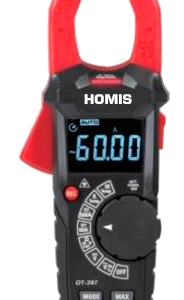 Alicate Volt-Amperímetro Profissional 600A AC/DC TRMS INRUSH Faixa 100V - HOMIS 401