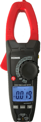 Alicate amperímetro AC 1000A profissional AC True RMS com display LCD colorido TFT - HOMIS 371