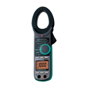Alicate Volt-Amperímetro TRUE-RMS CAT IV 600V - Tensão AC 6/60/600V /DC 600m/6/60/600V 600V - Corrente AC/DC 0 - 600/1000A - 2056R - KYORITSU - H104-281 HOMIS