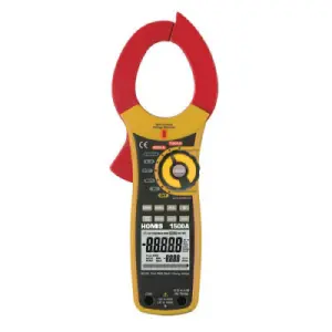 Alicate Wattímetro Amperímetro True RMS CAT IV 600V / III 1000V  - HAL-1500A - HOMIS