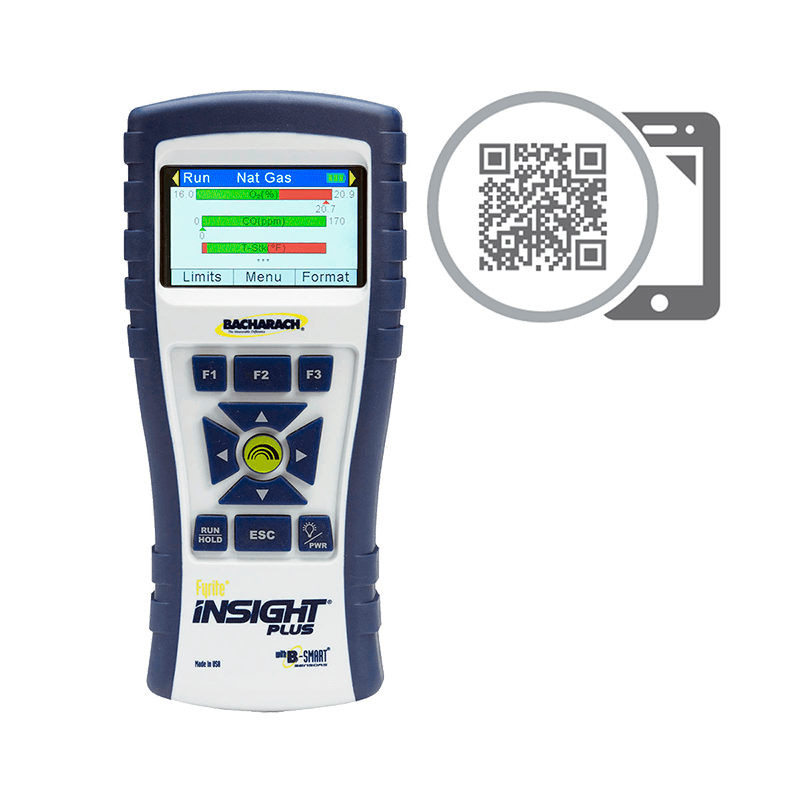 Analisador de Combustão O2/CO COM KIT PRINTER/SOFTWARE - Fyrite Insight+ 24-8518 - BACHARACH