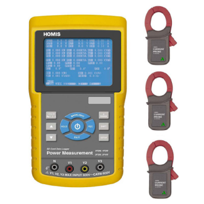 Medidor de Qualidade de Energia Trifásico True-RMS CAT III 600V - HAE-150 - HOMIS
