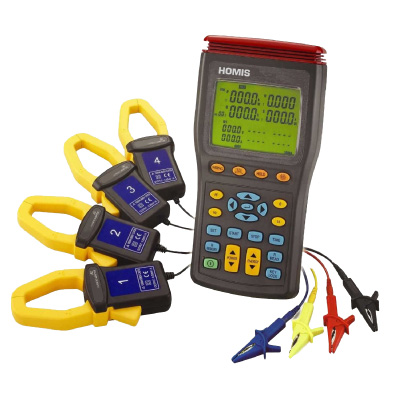 Medidor de Qualidade de Energia Trifásico - TRUE-RMS CAT III - HAE-303 - HOMIS