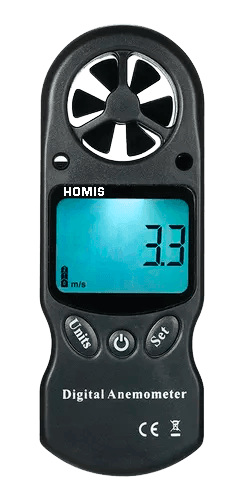 Anemômetro Multifunção de Bolso 30 m/s Altímetro
