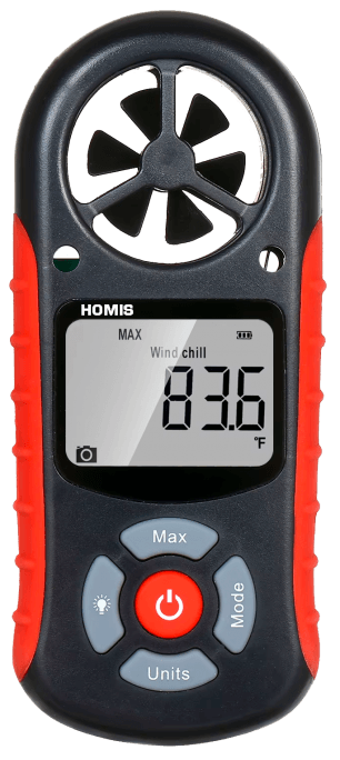 Anemometro Multifunção de Bolso 30 m/s Velocidade