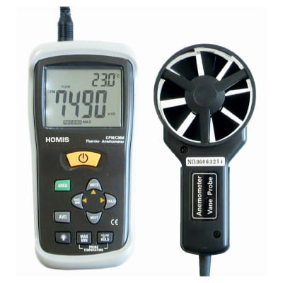 Anemômetro Multifunções HAN-400A - HOMIS