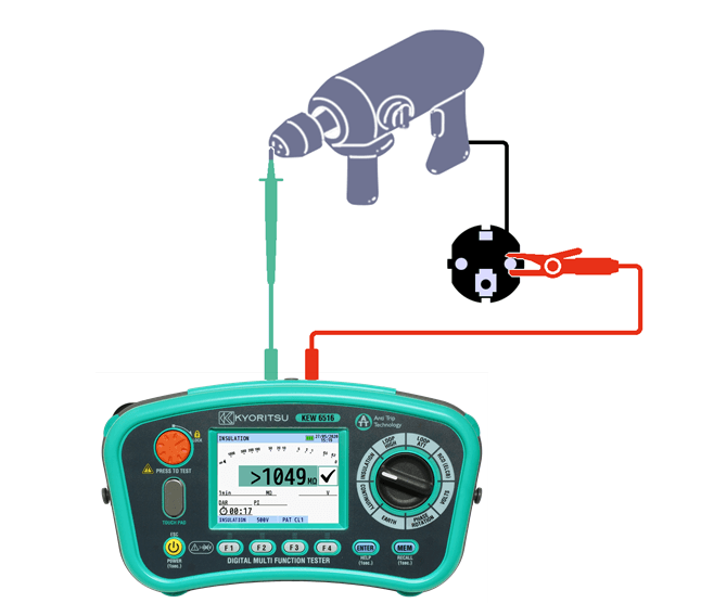 Certificador de Instalação Elétrica Multi-Função - 6516BT - KYORITSU