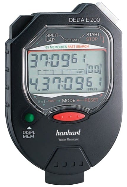 Cronômetro Digital 1/100seg - DELTA E200 - HANHART