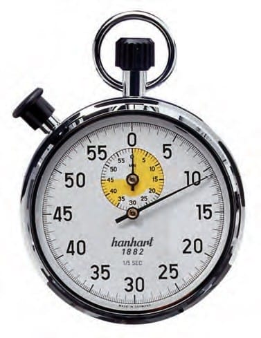 Cronômetro Tradicional Analógico de 2 Coroas - ALLSPORT - HANHART