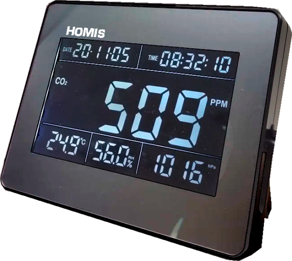 Datalogger CO2 9999PPM - Umidade
