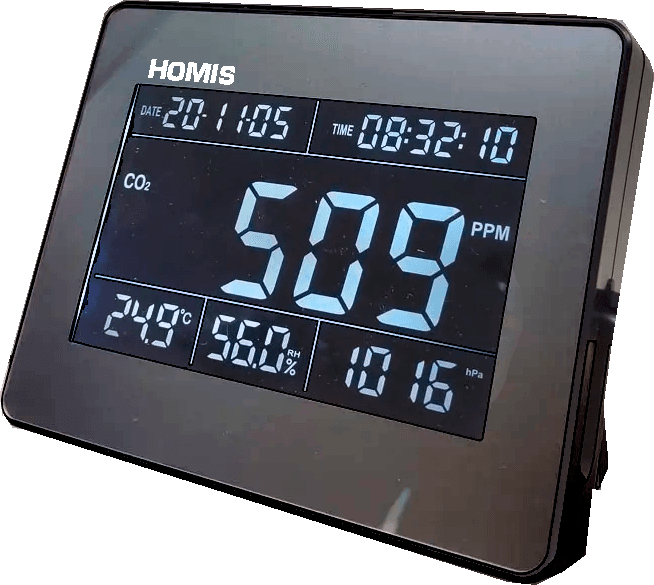 Datalogger CO2 9999PPM - Umidade