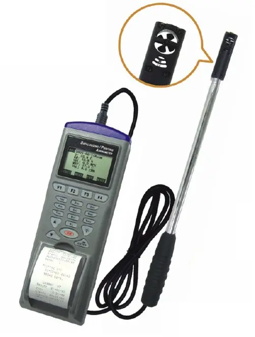 Datalogger de Fluxo de Ar com Impressora Embutida - 932 - HOMIS