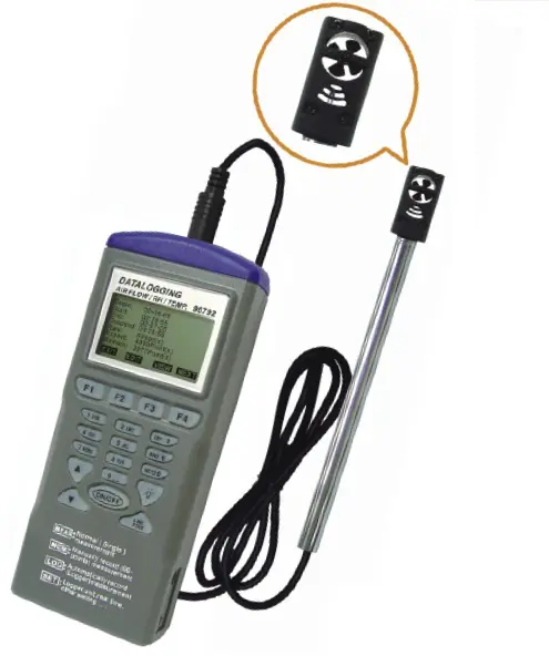Datalogger de Fluxo de Ar Portátil - 931 - HOMIS