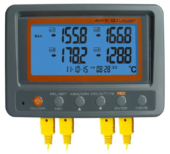 Datalogger de Temperatura de 4 Canais - 930 - HOMIS