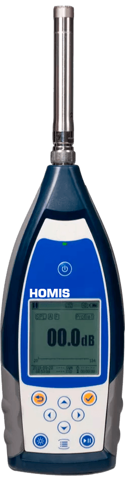 Decibelímetro Classe 1 1/1 Oitavas NR15/NR17/NHO-01 - HOMIS 745A e 746B