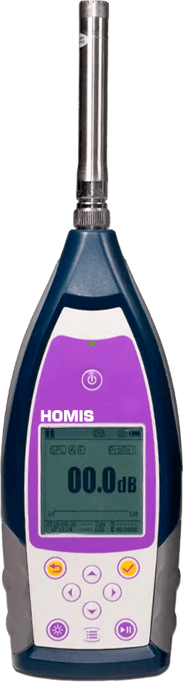 Decibelímetro Classe 1 1/1 Oitavas NR15/NR17/NHO-01 - HOMIS 745A e 746B