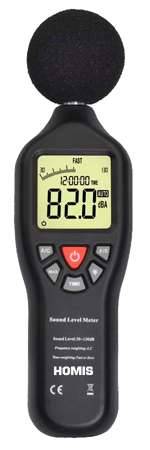 Decibelímetro Gráfico 30 a 130dB Curva A e C 31