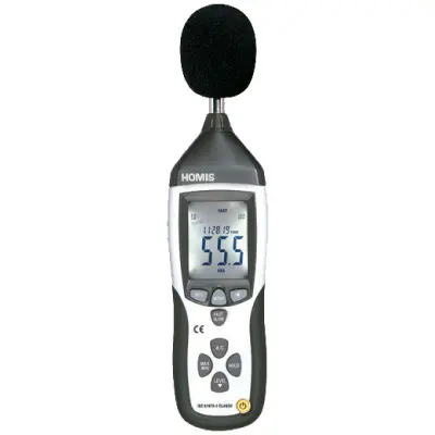 Decibelímetro Digital Ponderação A e C - Classe 2 - HDE-408A - HOMIS