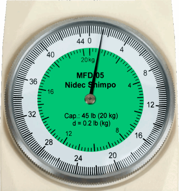 Dinamômetro Analógico de Dupla Escala 2kg - MFD-02 - H330-299 - SHIMPO