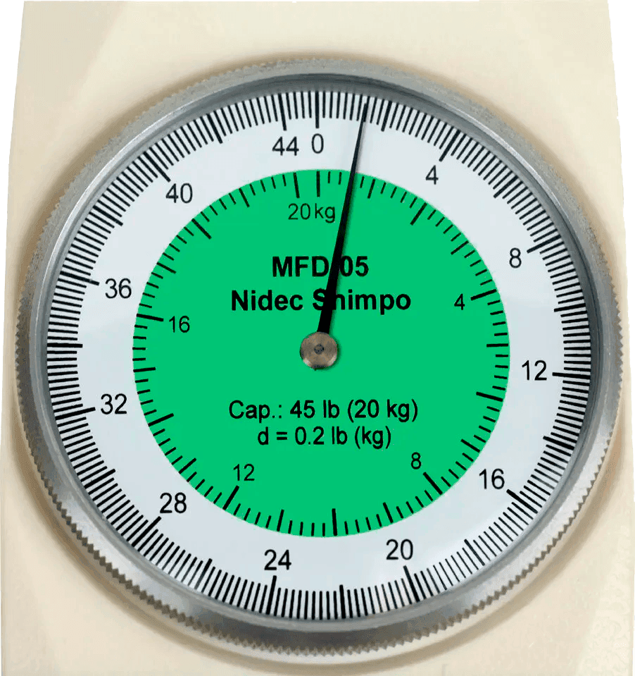 Dinamômetro Analógico de Dupla Escala 5kg - MFD-03 - H330-300 - SHIMPO