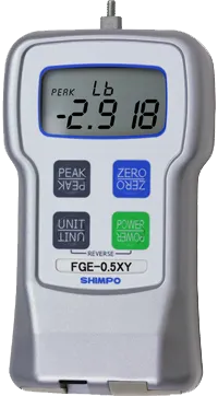 Dinamômetro de Tração e Compressão Digital de Alta Precisão 1kg - FGE-2XY - H330-040 - SHIMPO