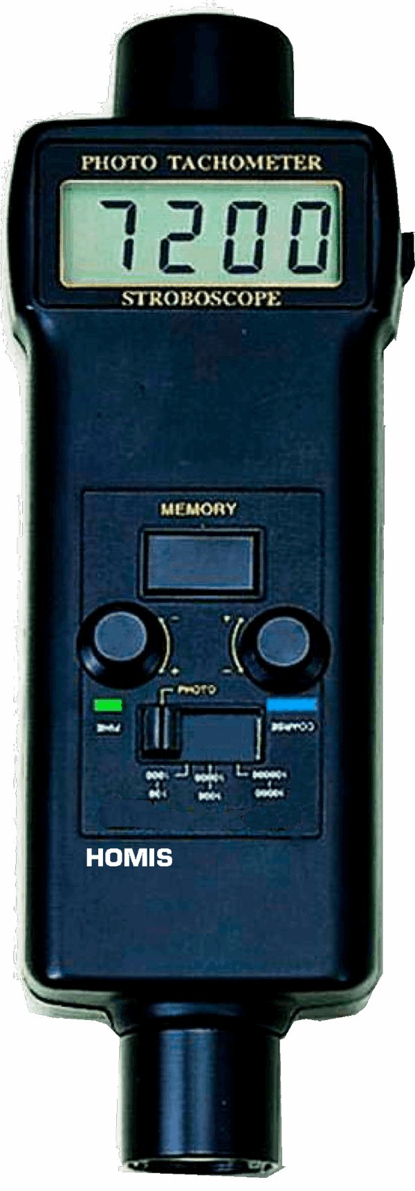Estroboscópio Digital 2 em 1 Tacômetro Fotográfico om Microprocessador para Alta Precisão - HOMIS 999