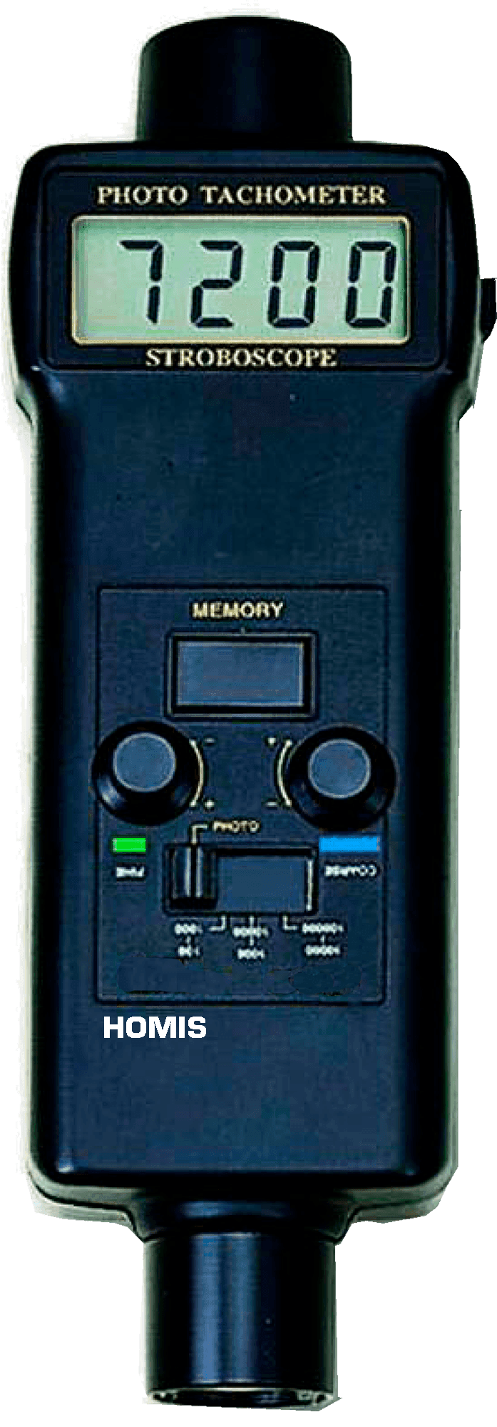 Estroboscópio Digital 2 em 1 Tacômetro Fotográfico om Microprocessador para Alta Precisão - HOMIS 999