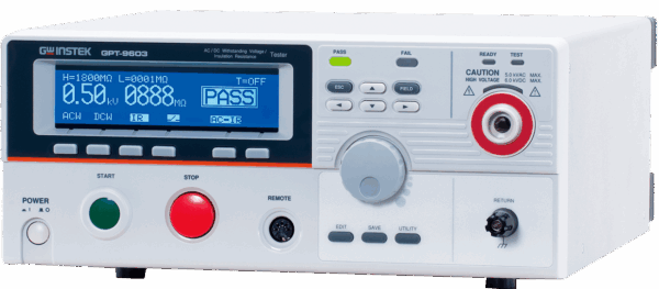 Hipot AC 100VA Testador de Resistência de Tensão/Isolamento  - GPT-9603 - GW INSTEK - HOMIS