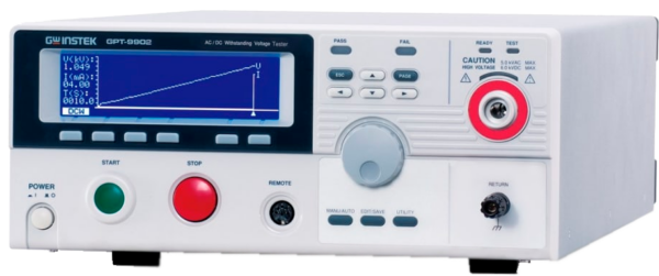 HIPOT PARA TESTES DE RUPTURA AC/DC (500VA/100W) - GPT-9902A - GW INSTEK