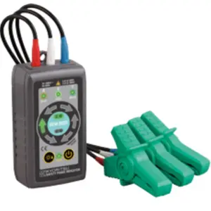 INDICADOR DE SEQUENCIA DE FASE SEM CONTATO AC 1000V CAT IV 600V - 8035 - KYORITSU - H104-437 HOMIS