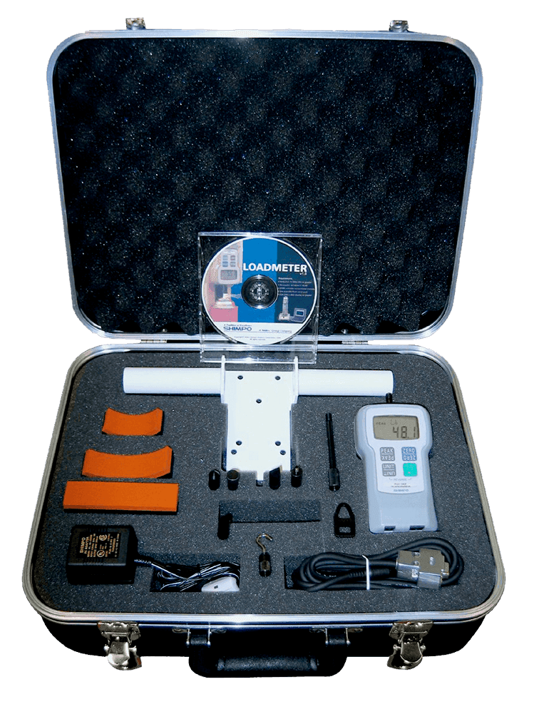 KIT DE FISIOTERAPIA E ERGONOMIA COM DINAMÔMETRO DE TRAÇÃO E COMPRESSÃO DE 100kg - FGE-PT200 - H330-349 - SHIMPO