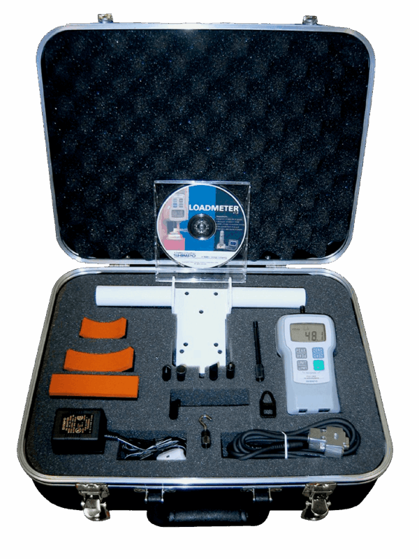 KIT DE FISIOTERAPIA E ERGONOMIA COM DINAMÔMETRO DE TRAÇÃO E COMPRESSÃO DE 100kg - FGV-PT200 - H330-352 - SHIMPO