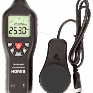Luxímetro Digital 200.000 Gráfico USB Datalogger - HOMIS 107D - H307-008