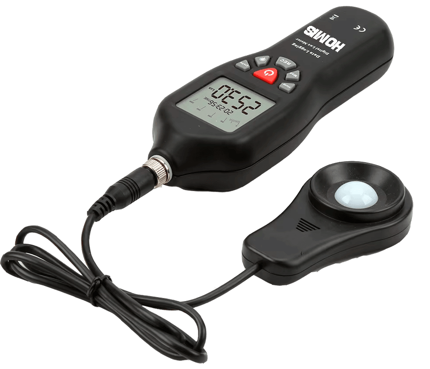 Luxímetro Digital 200.000 Gráfico USB Datalogger - HOMIS 107D - H307-008