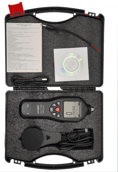 Luxímetro Digital 200.000 Gráfico USB Datalogger - HOMIS 107D - H307-008