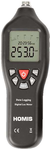 Luxímetro Digital 200.000 Lux  - HOMIS 109D - H307-010