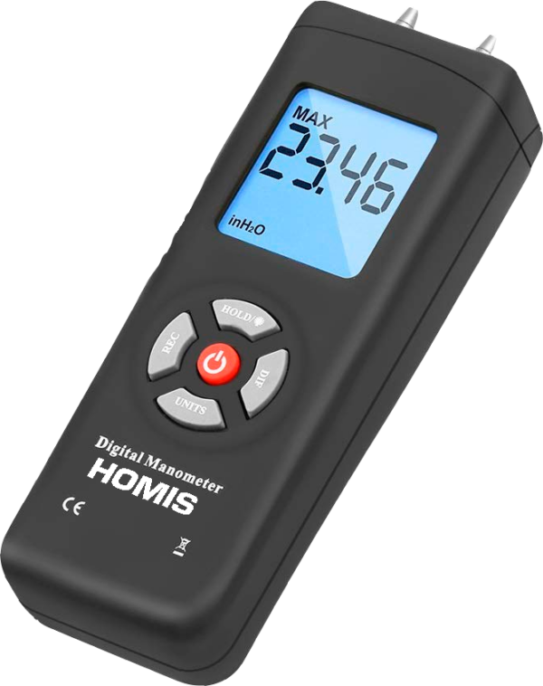 Manômetro Pressão Diferencial 10psi 11 Parâmetros - HOMIS 112D - H307-013