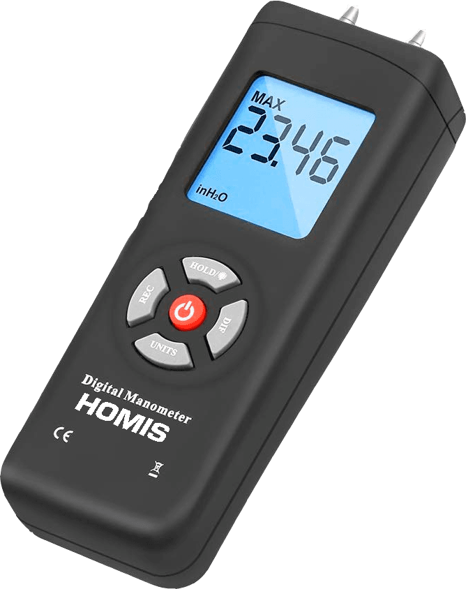 Manômetro Pressão Diferencial 10psi 11 Parâmetros - HOMIS 112D - H307-013