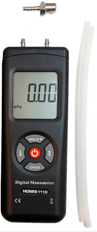 Manômetro Pressão Diferencial 5psi 11 Parâmetros - HOMIS 111D - H307-012