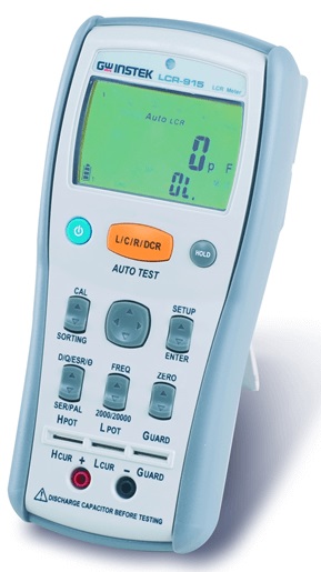 Medidor de Circuitos LCR Portátil (10KHZ) - LCR-915 - GW INSTEK