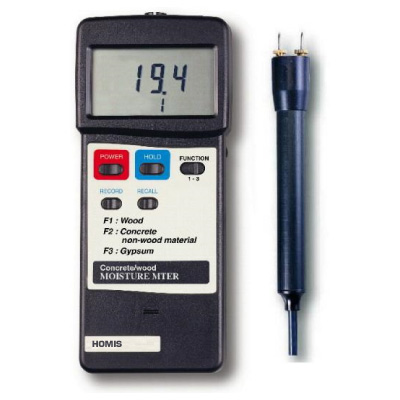 Medidor de Umidade em Concreto e Madeira - HUM-982 - HOMIS