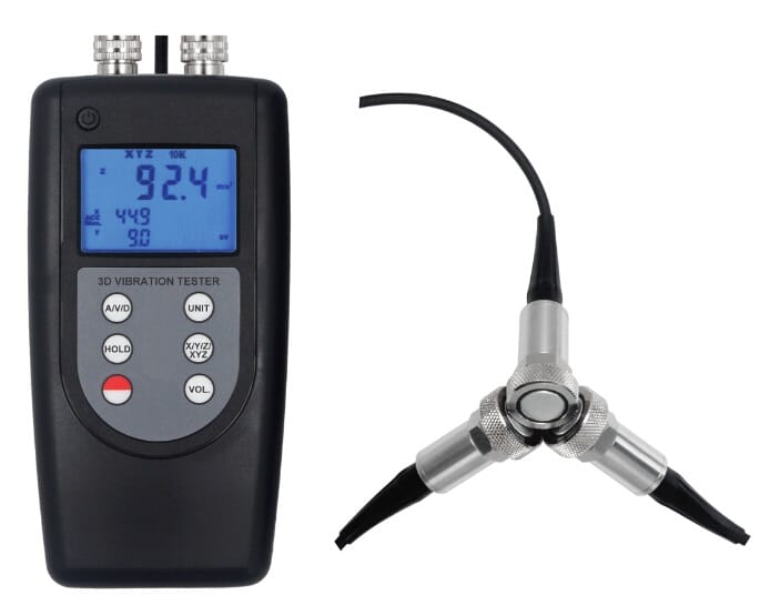 Medidor de Vibrações de 3 Canais - 905 - HOMIS