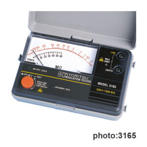Megôhmetro Analógico de Resistência de Isolação de Alta Tensão - 3166 - KYORITSU - H104-056 HOMIS