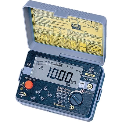 Megôhmetro Analógico e Digital CAT III 600V - 3021A - KYORITSU
