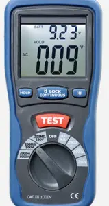 Megôhmetro Digital Portátil CAT III 1000V - 550 - HOMIS